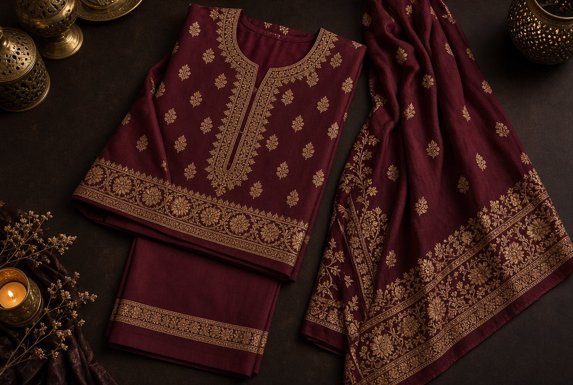Unstitched 3-piece